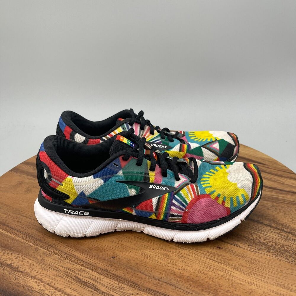 Brooks Trace 2 Shoes Womens Size 7.5B Lisa Congdon Limited Edition Pride Running